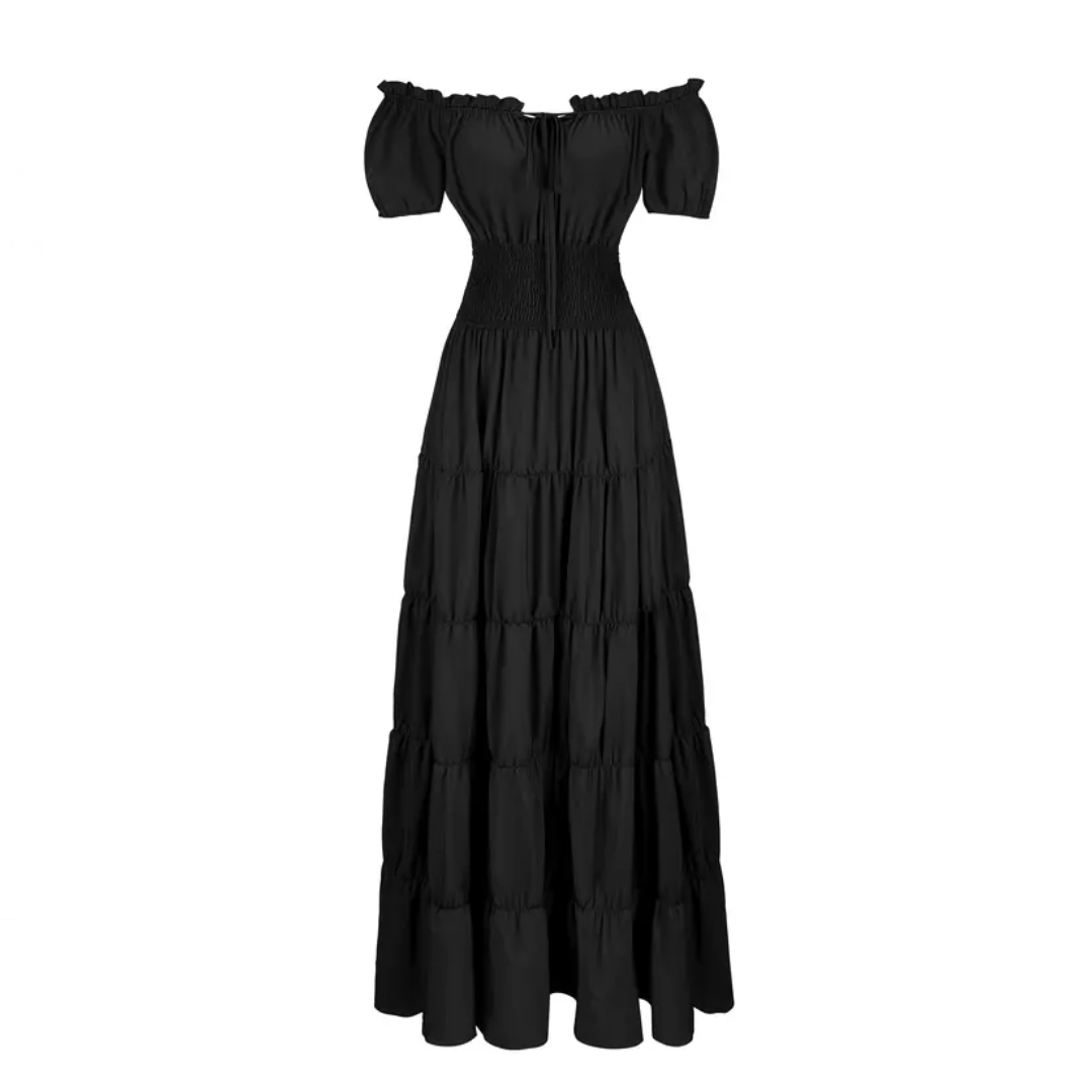 Josie – Medieval Renaissance Smocked Waist Dress