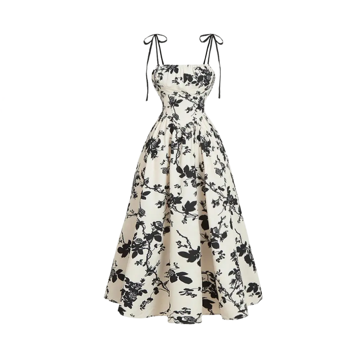 Rosalie – Floral Tie-Shoulder Cami Dress