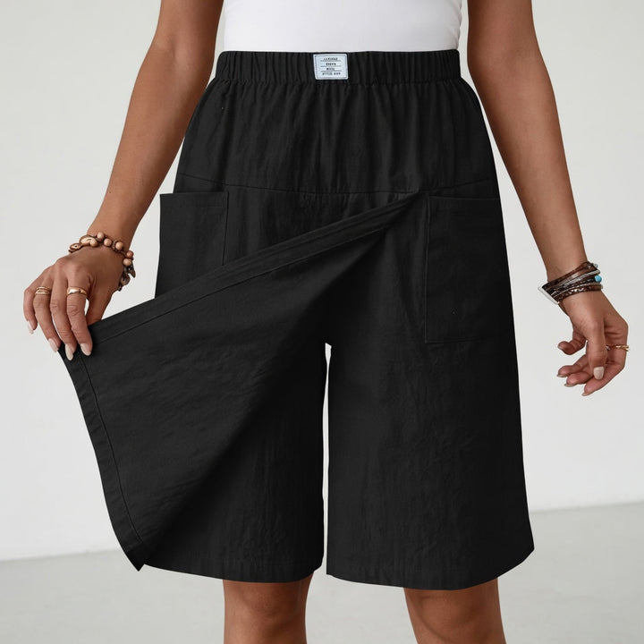 Judith – Elasticated Waist Skort with Deep Pockets