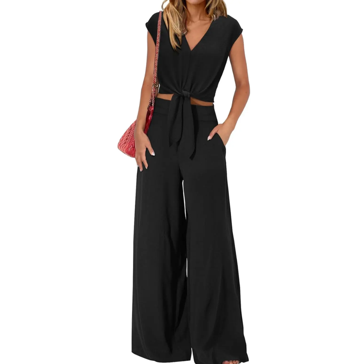 Eileen – Elegant Wrap Ruched Bodycon Formal Dress