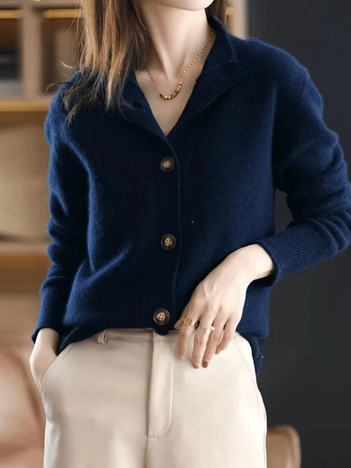 Mirna – Button-Front Knit Cardigan