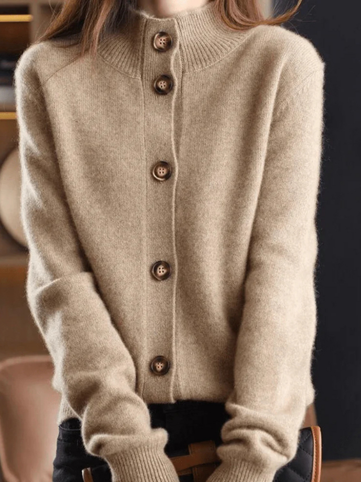 Mirna – Button-Front Knit Cardigan
