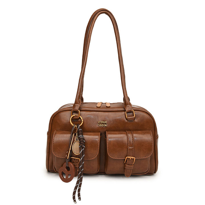 Anthea – Plaid Drawstring Cloud Hobo Bag