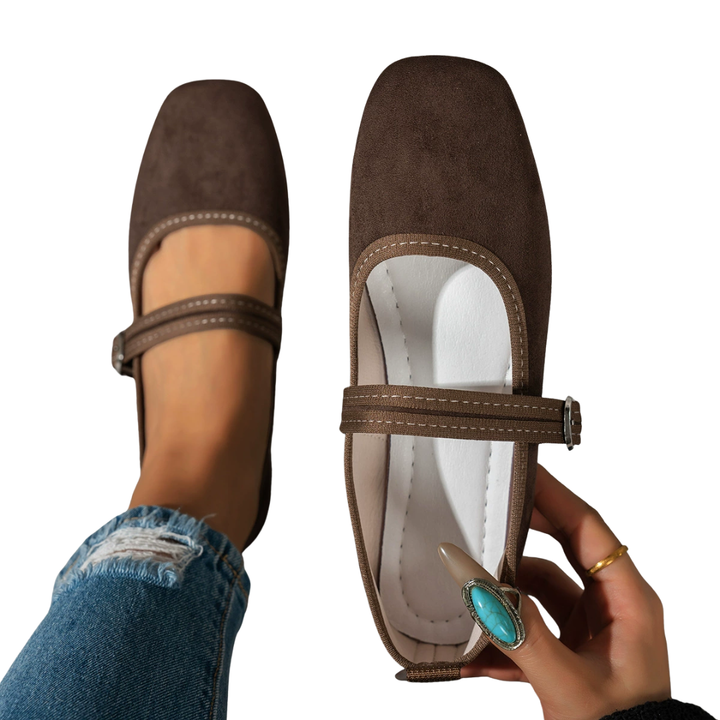 Jill – Vintage Square Toe Mary Jane Shoes