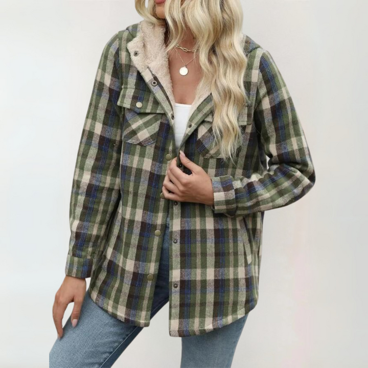 Josie – Casual Varsity Zip Jacket