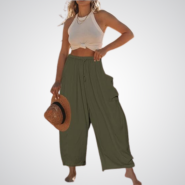 Anthea – Wide Leg Comfort Trousers