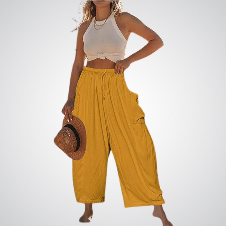 Anthea – Wide Leg Comfort Trousers