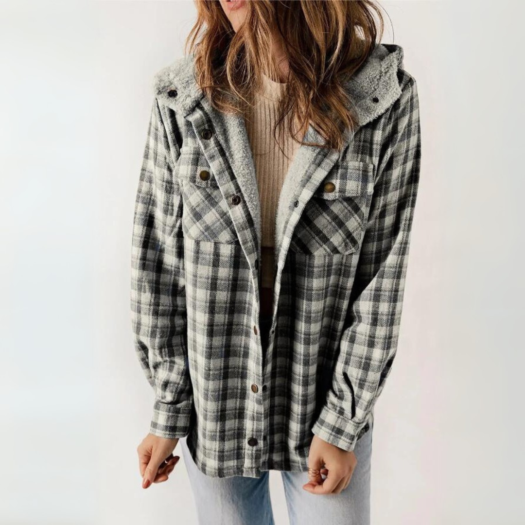 Josie – Casual Varsity Zip Jacket