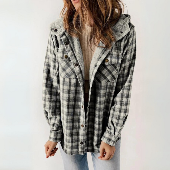Josie – Casual Varsity Zip Jacket