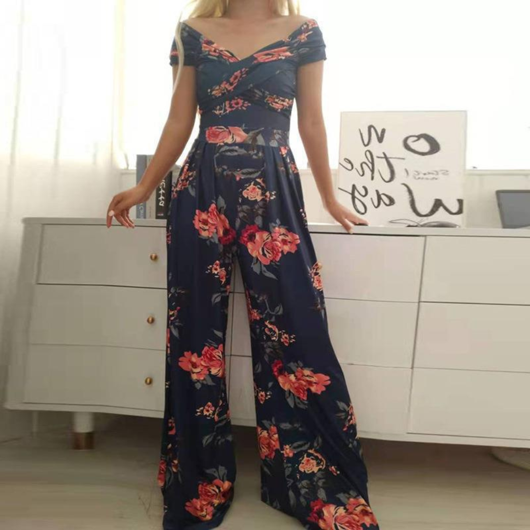 Eileen – Chic Summer Wide Leg Jumpsuit