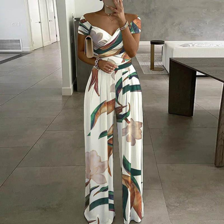 Eileen – Chic Summer Wide Leg Jumpsuit
