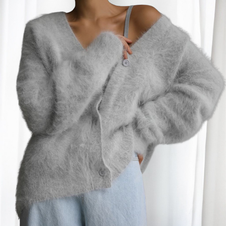 Eileen – Comfy Button Front Drop Shoulder Cardigan