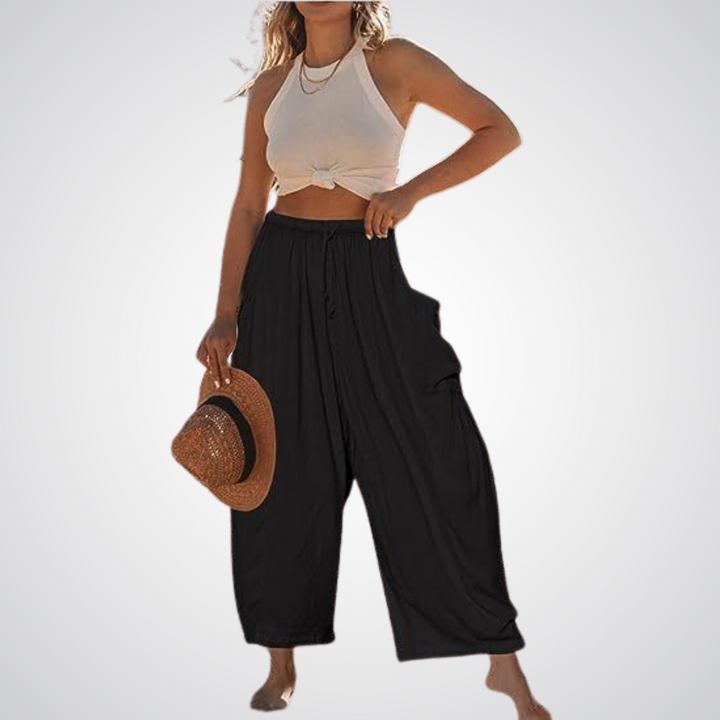 Anthea – Wide Leg Comfort Trousers