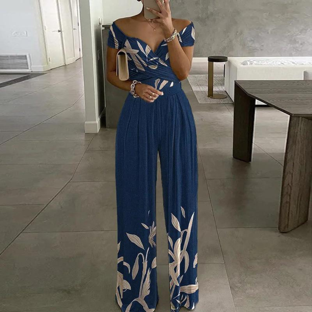 Eileen – Chic Summer Wide Leg Jumpsuit
