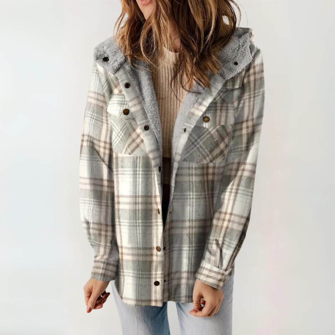 Josie – Casual Varsity Zip Jacket
