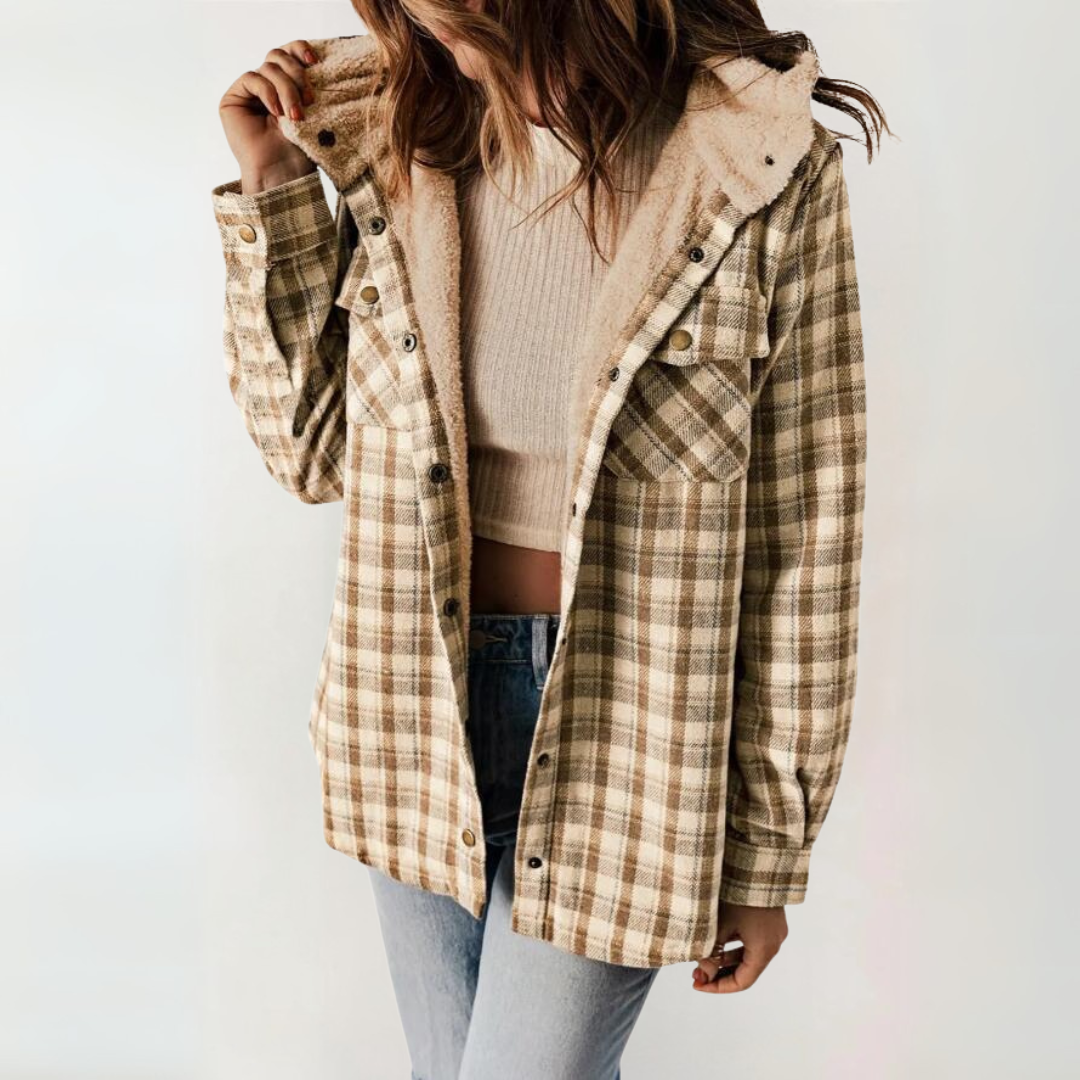 Josie – Casual Varsity Zip Jacket