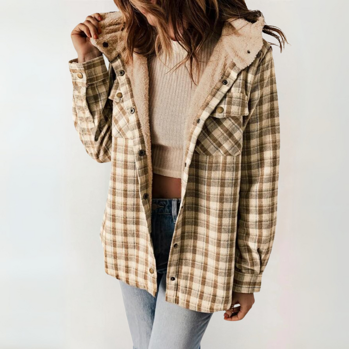 Josie – Casual Varsity Zip Jacket