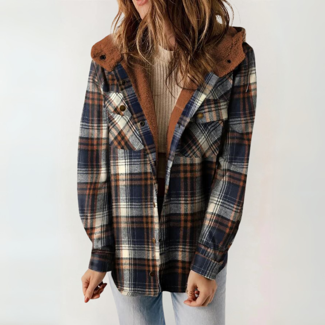 Josie – Casual Varsity Zip Jacket