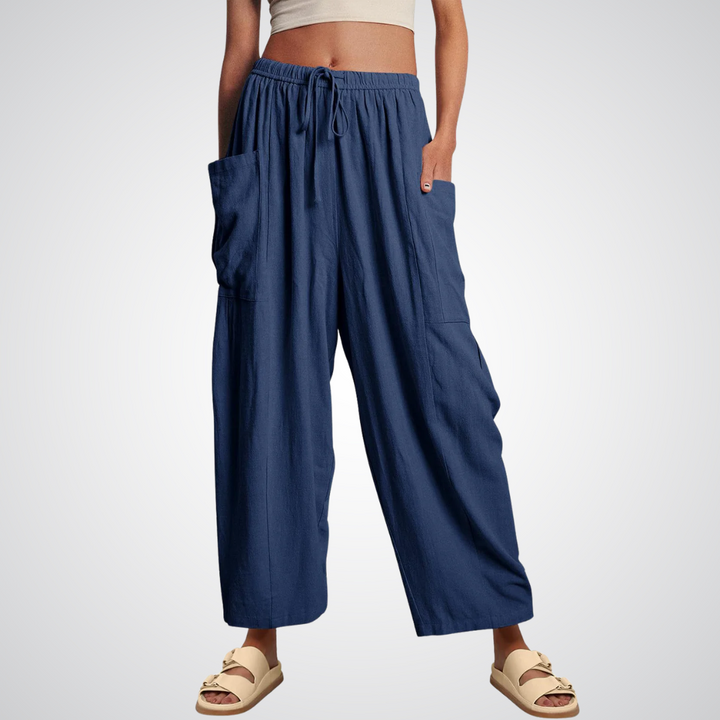 Anthea – Wide Leg Comfort Trousers