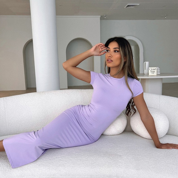 Anthea – Casual Slim Fit Summer Maxi Dress