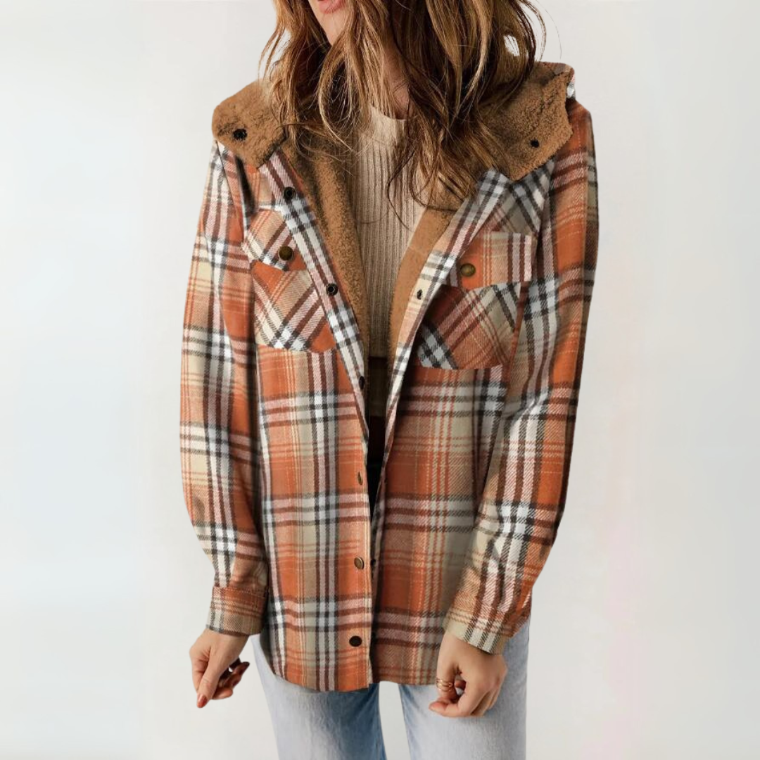Josie – Casual Varsity Zip Jacket