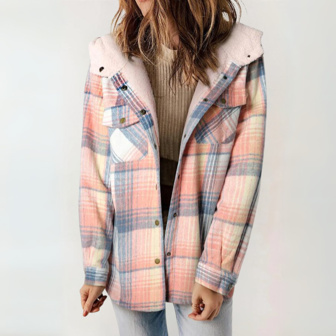 Josie – Casual Varsity Zip Jacket