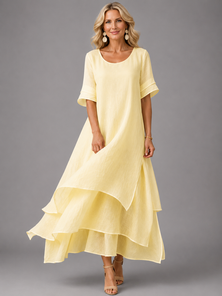Serena – Tiered Flowing Maxi Dress