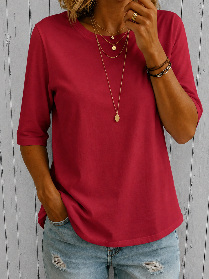 Rosemary – Relaxed Half Sleeve Everyday Top