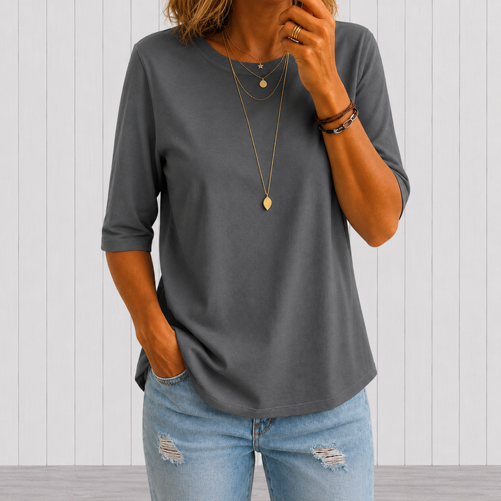 Rosemary – Relaxed Half Sleeve Everyday Top