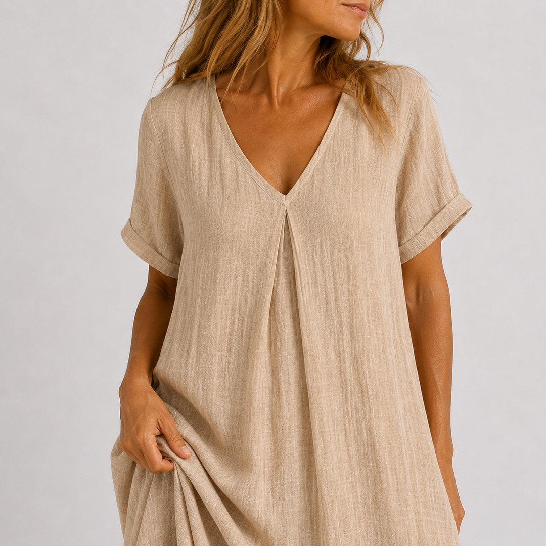 Alison – Flowy V-Neck Maxi Dress