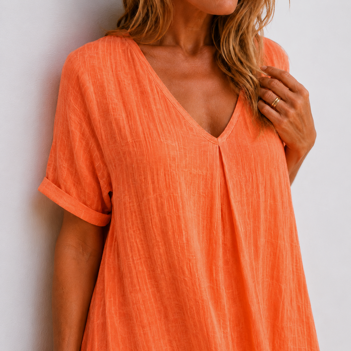 Alison – Flowy V-Neck Maxi Dress