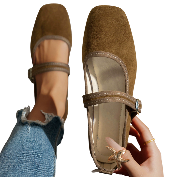 Jill – Vintage Square Toe Mary Jane Shoes