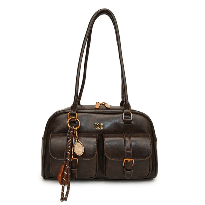 Anthea – Plaid Drawstring Cloud Hobo Bag