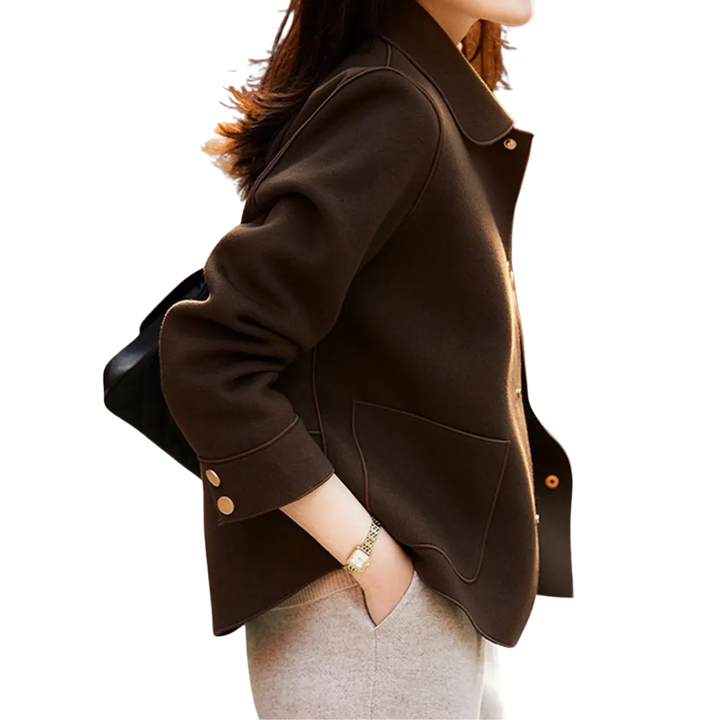 Dorothea – Refined Double-Faced Wool Pea Coat