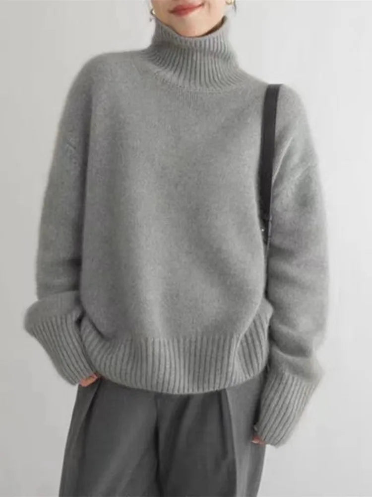 Wanda – Luxe Cashmere Turtleneck Sweater