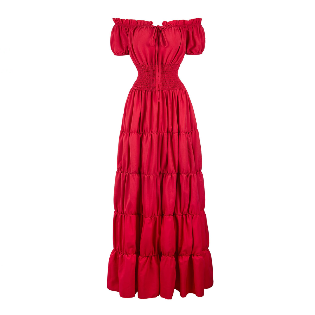 Josie – Medieval Renaissance Smocked Waist Dress