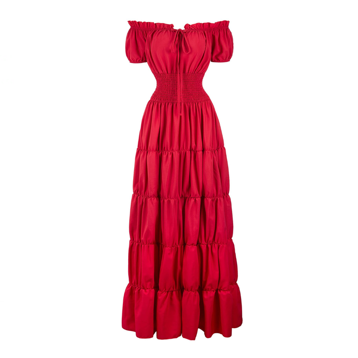Josie – Medieval Renaissance Smocked Waist Dress