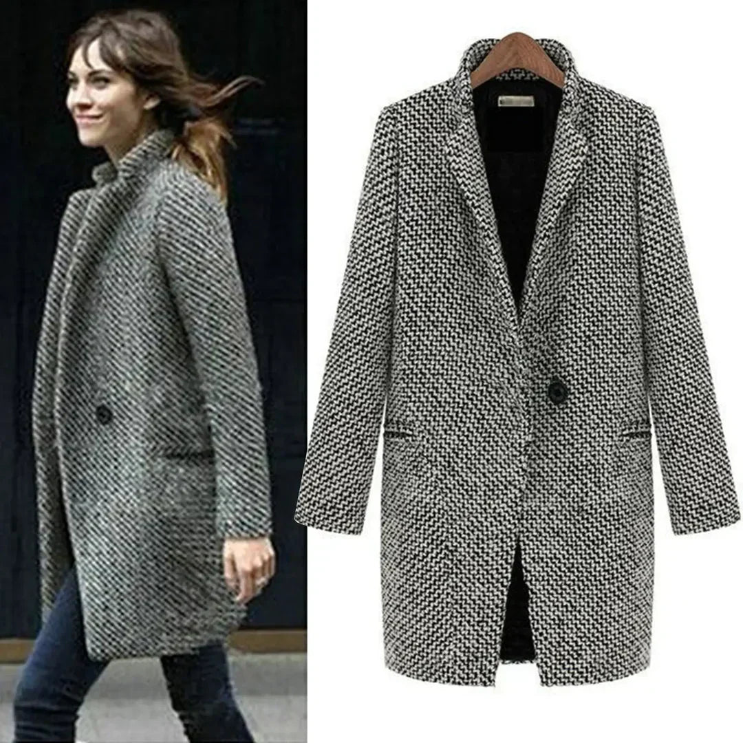 Amara – Long Wool Coat