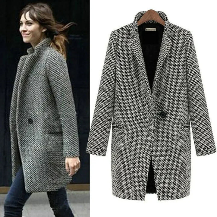 Amara – Long Wool Coat