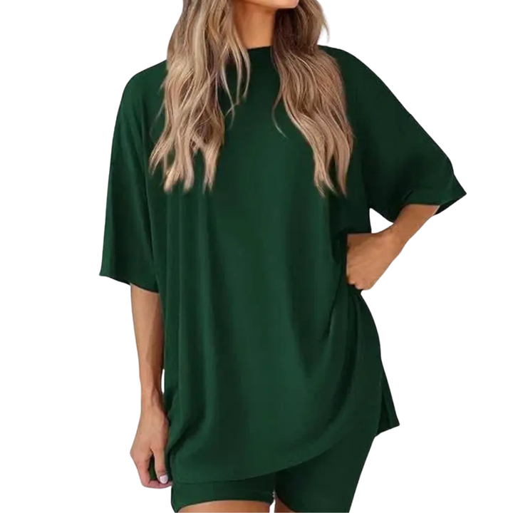 Josie – Soft Batwing Sleeve Loungewear Dress