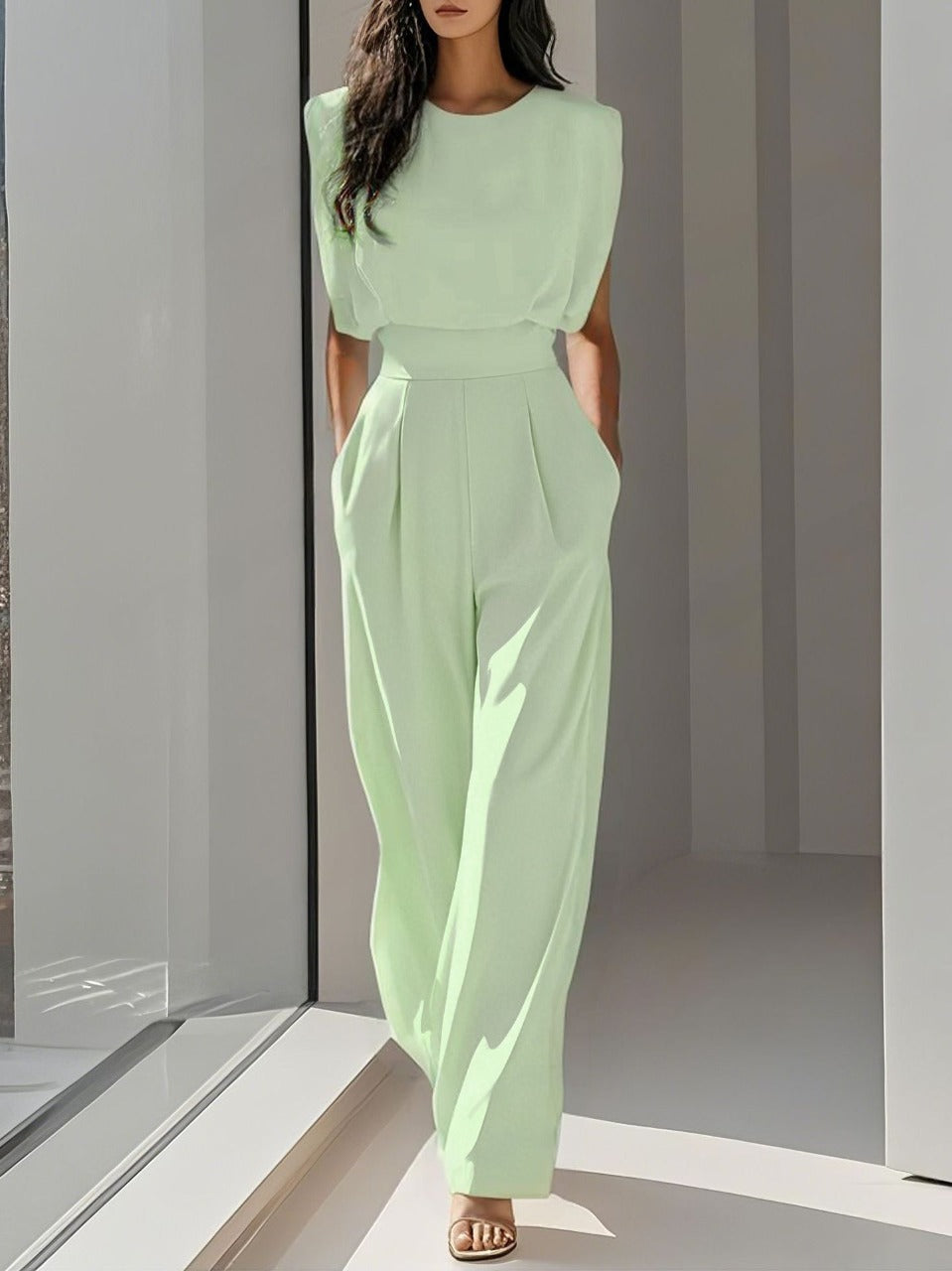 Anthea – Elegant Sleeveless Summer Jumpsuit