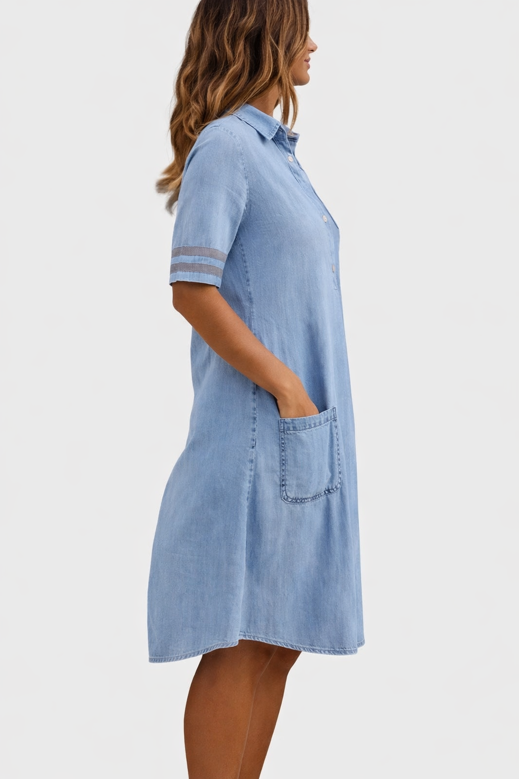 Miriam – Comfortable Flattering Denim Dress