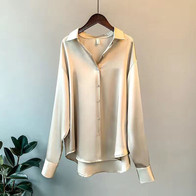 Florence – Silky Long Sleeve Blouse