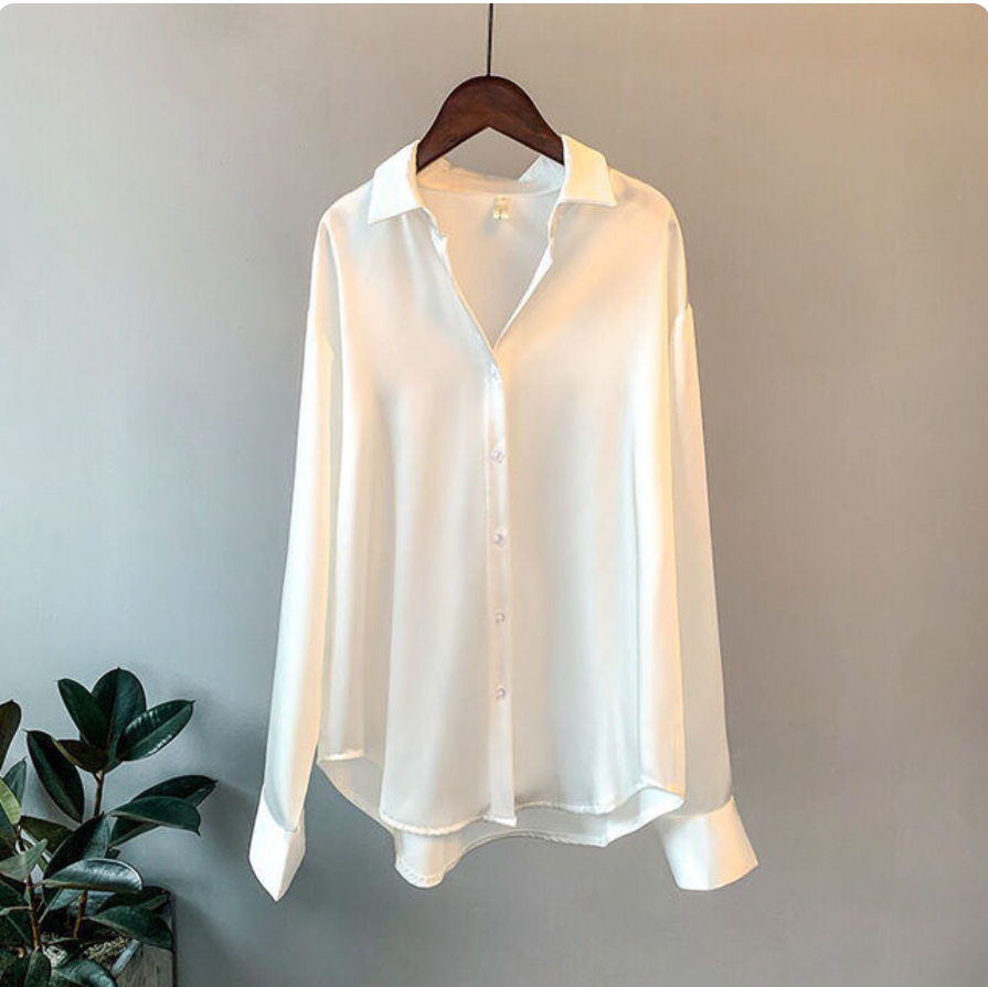 Florence – Silky Long Sleeve Blouse