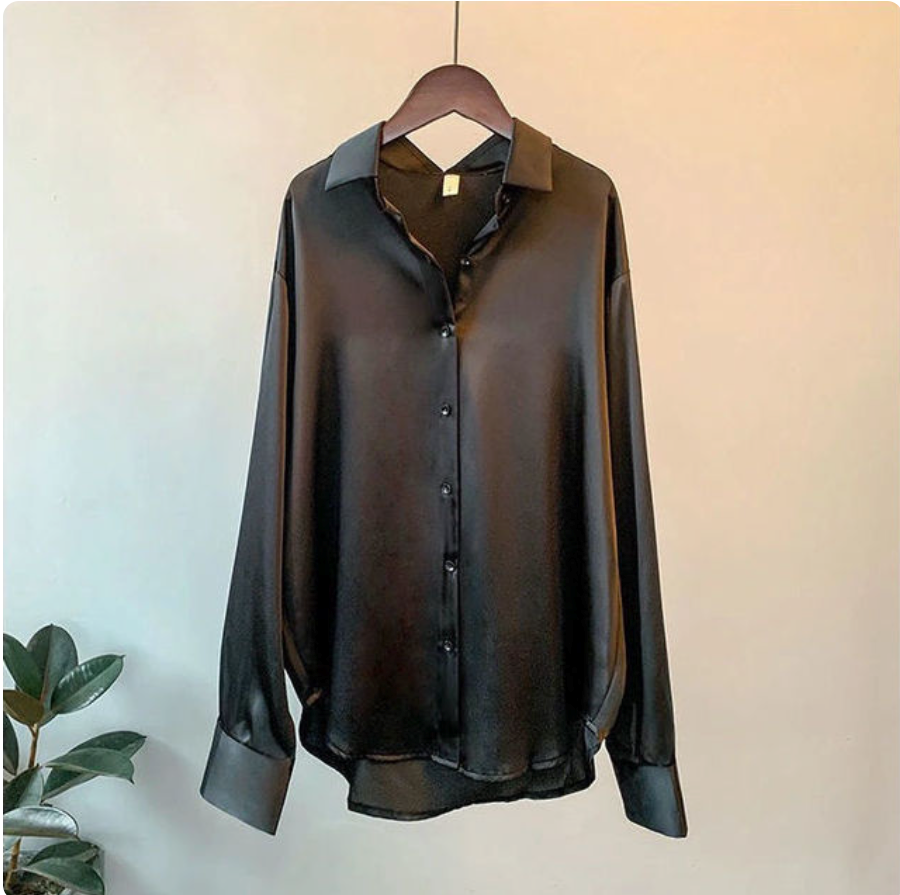 Florence – Silky Long Sleeve Blouse