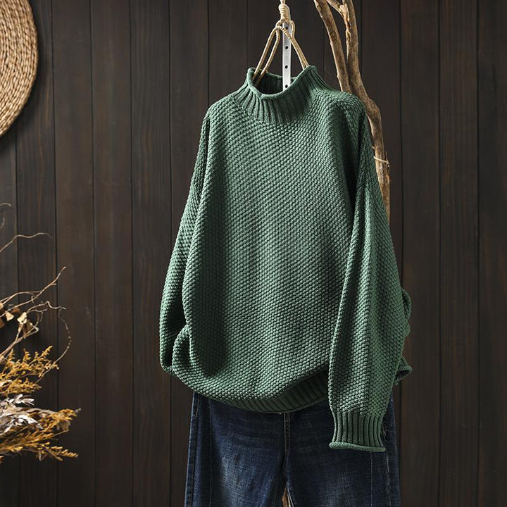 Grace – Relaxed Fit Waffle Sweater