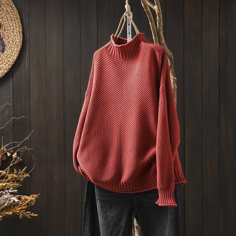 Grace – Relaxed Fit Waffle Sweater