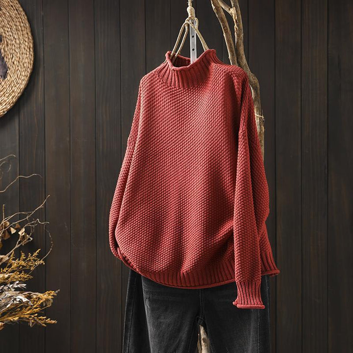 Grace – Relaxed Fit Waffle Sweater