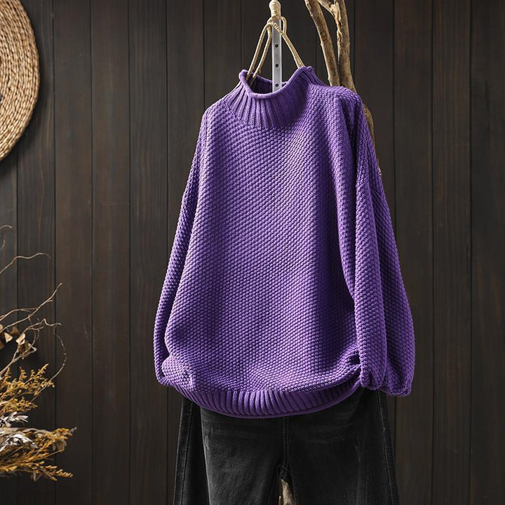 Grace – Relaxed Fit Waffle Sweater