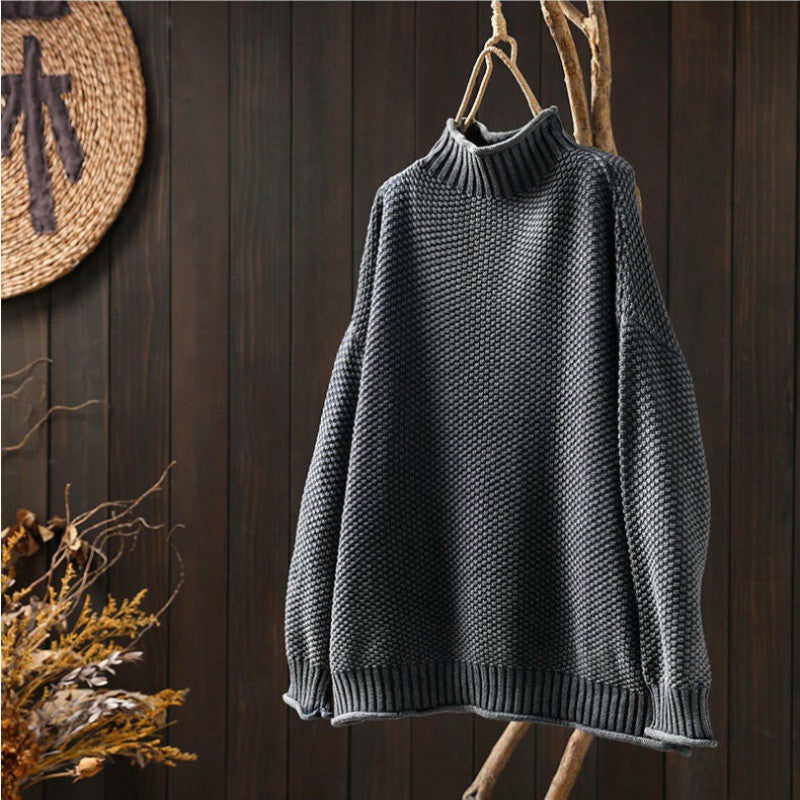 Grace – Relaxed Fit Waffle Sweater